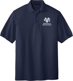 Port Authority® Silk Touch™ Polo - Navy - RESEARCH & DEVELOPMENT